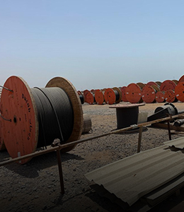 Coiled copper wire